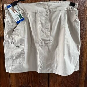Women's Beige Skort